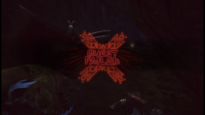 PC Gaming - Monster Hunter World Quest Failed
